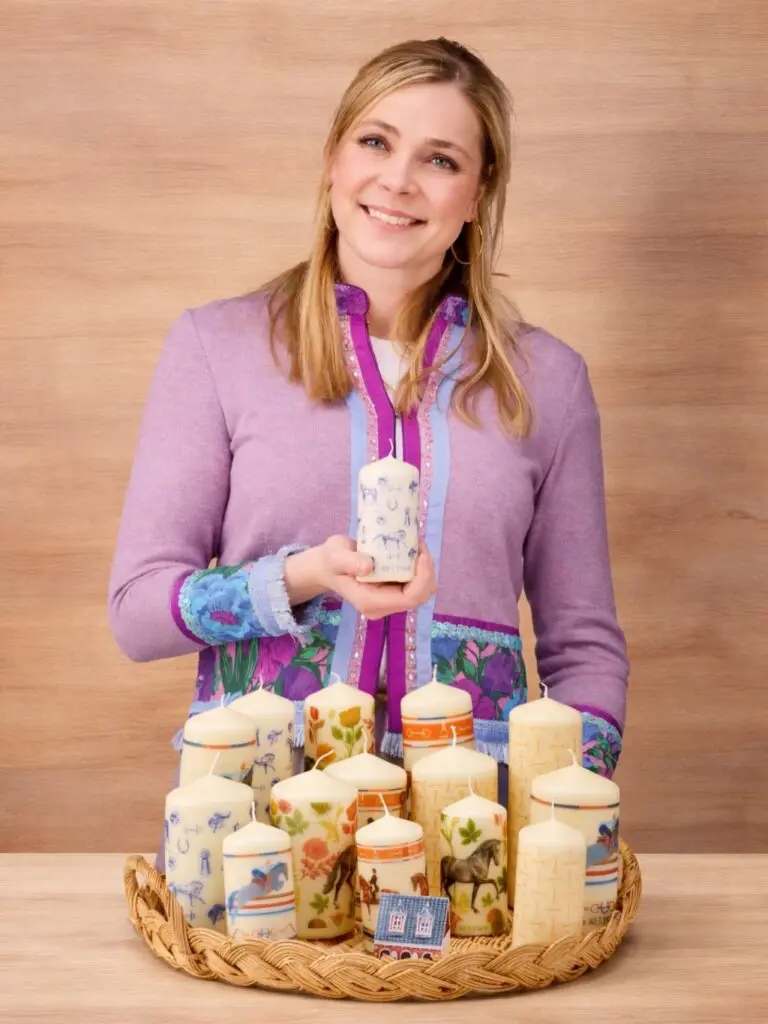 Elise Kettner met de Kettner Candle